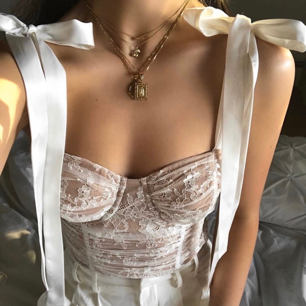 COPY - For Love and Lemons Dolly Bustier Top